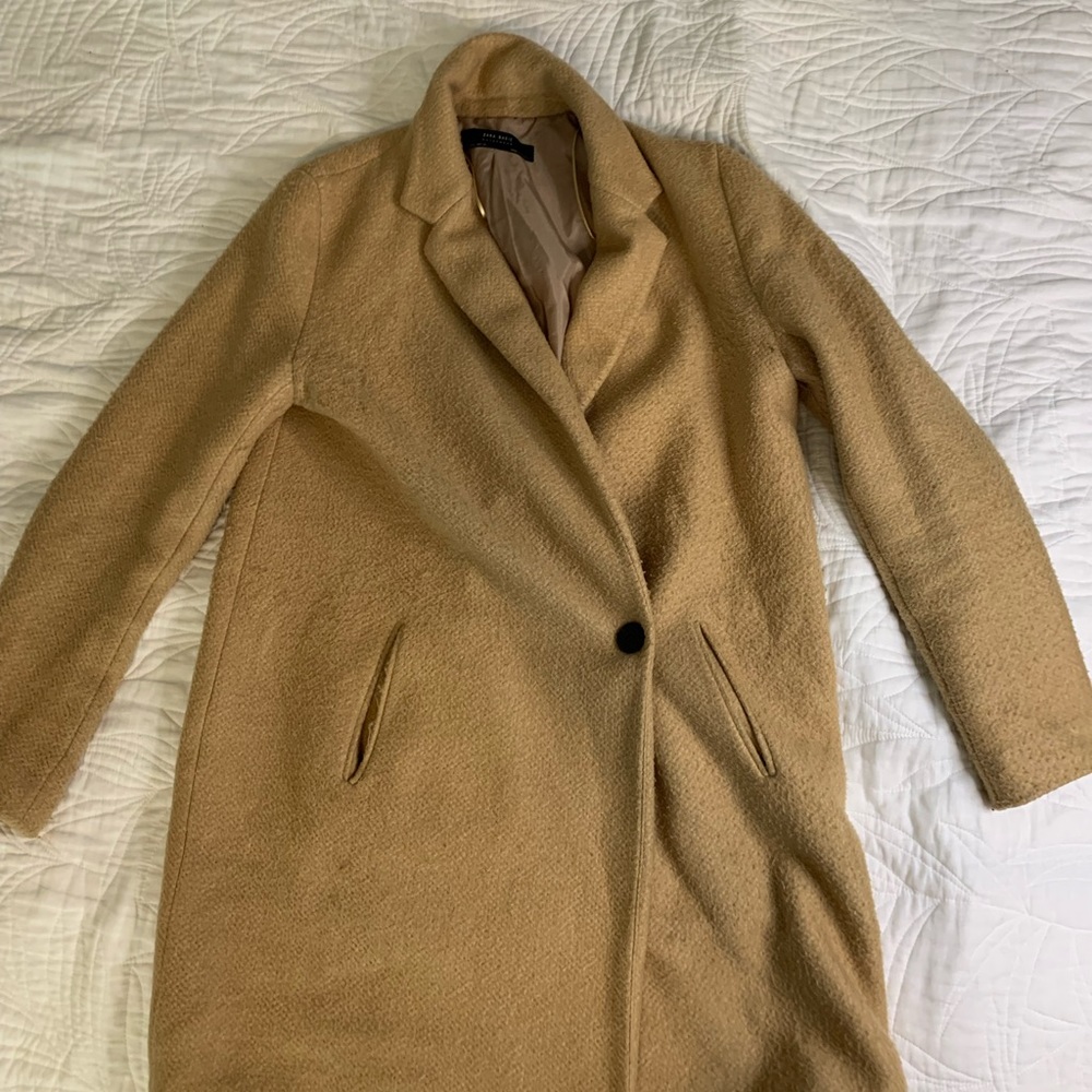 Zara Basics Peacoat